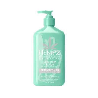 Молочко для тіла Hempz Огірок та алое, цераміди + В3, 500 мл