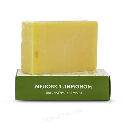 Мило ЯКА Медове з Лимоном натуральне, ручної роботи, 75 г