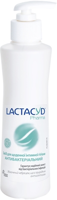 Средство для интимной гигиены Lactacyd Pharma Антибактериальный, с дозатором, 250 мл