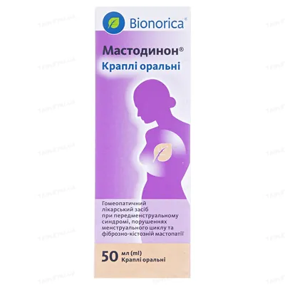 Мастодинон краплі ор. по 50 мл у флак.