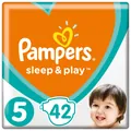Підгузки дитячі Pampers Sleep & Play розмір 5, 11-16 кг, 42 шт