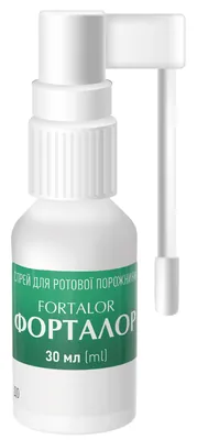 Форталор спрей д/рот. порож. 1.5 мг/мл по 30 мл у конт.