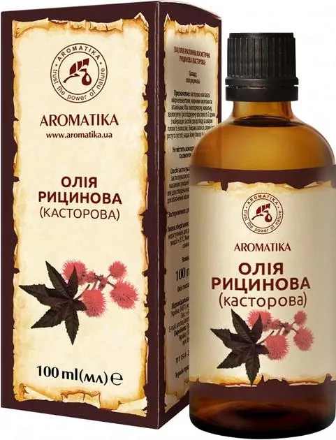 Олія рослинна Ароматика Рицинова (касторова), 100 мл