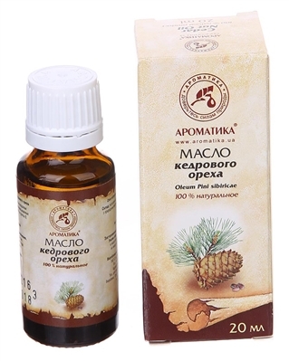 Масло растительное Ароматика Кедрового ореха, 20 мл