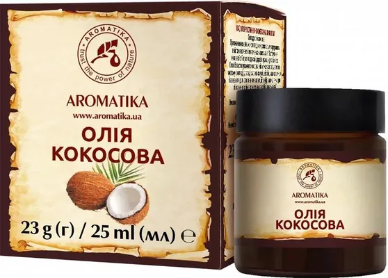 Олія рослинна Ароматика Кокосова, 25 мл/23 г