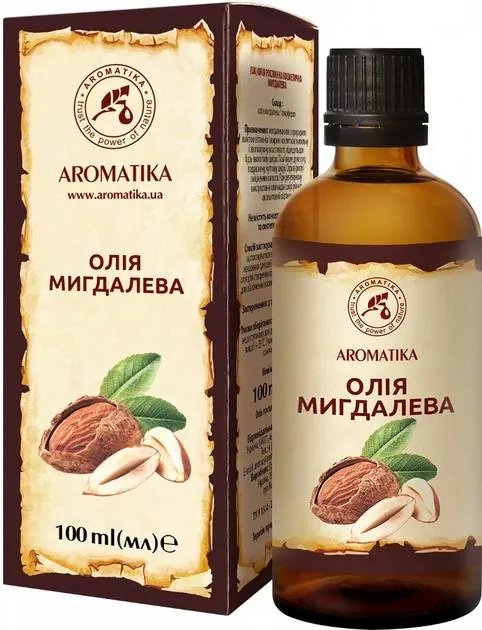 Олія рослинна Ароматика Мигдалева, 100 мл