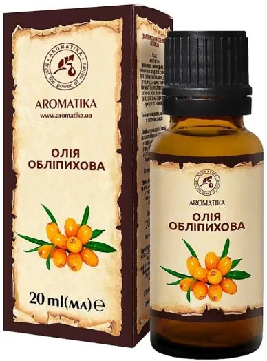 Олія рослинна Ароматика Обліпихова, 20 мл