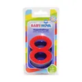 Кільце зубне Baby-Nova 31188 рельєфне тверде