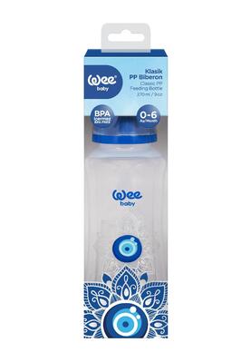 Пляшечка для годування Wee Baby Classic PP Evil Eye (269) 0-6 місяців, силіконова соска №1, 270 мл