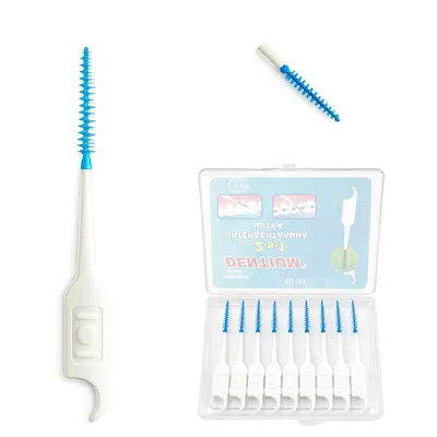 Інтердентальні щітки Dentium 2 в 1 0,6 мм, 40 шт