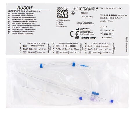 Комплект Rusch Superglide PCN 2-Step 340012 для чрескожной нефростомии 2-х этапная техника р.8