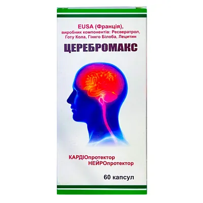 Церебромакс Фітофармакологія капсули № 60