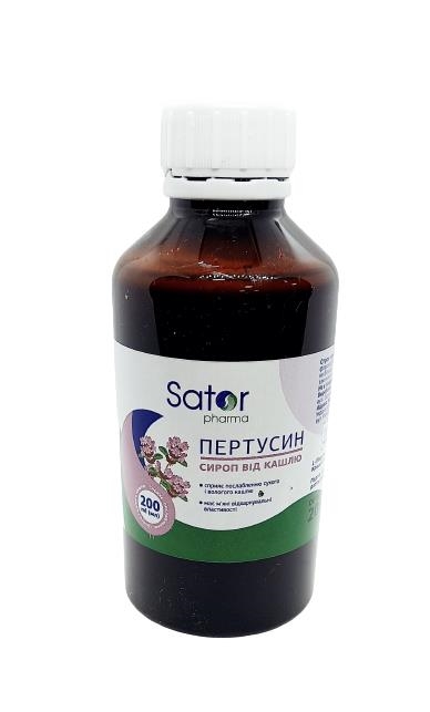 Пертуссин Sator pharma сироп по 200 мл во флак.