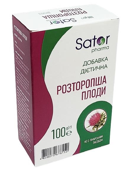 Розторопша Sator pharma плоди по 100 г у пач.