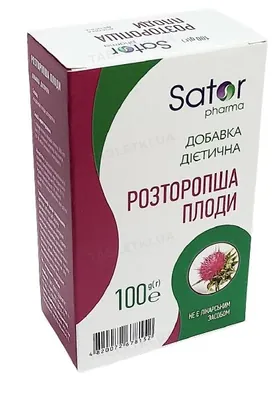 Розторопша Sator pharma плоди по 100 г у пач.