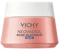 Крем для обличчя Vichy Neovadiol Rose Platinium нічний відновлюючий для повернення пружності зрілій і тьмяній шкірі, 50 мл