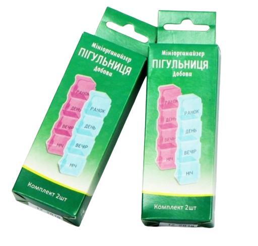 Органайзер пластиковый РД-ПЛАСТ таблетница суточная