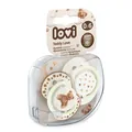 Пустушка силіконова Lovi Teddy Love динамічна 22/935, 0-6 місяців, 2 шт