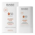 Стік сонцезахисний Babe Laboratorios SPF50 невидимий прозорий для обличчя, 15 г