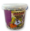 Корм Megan для кролей 1 л/500 г ведро