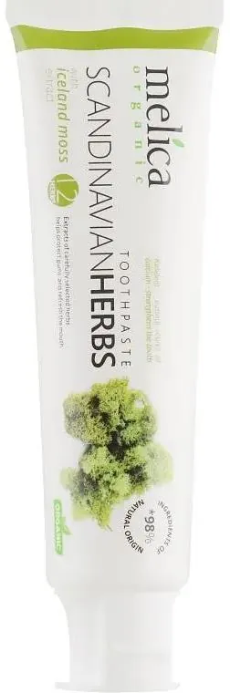 Зубна паста Melica Organic лікувальні трави Скандинавії, 100 мл