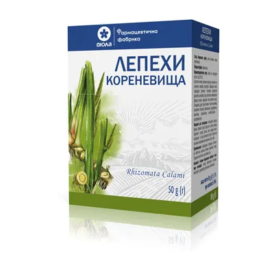 Лепехи кореневища по 50 г у пач. з внут. пак.