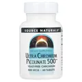 Хром піколінат Source Naturals Ultra Chromium Picolinate 500 мкг, 60 таблеток