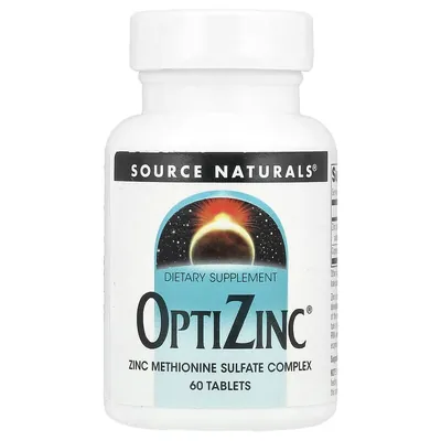 Цинк комплекс Source Naturals OptiZinc, 60 таблеток