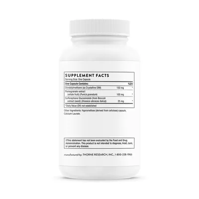 Диіндолілметан з екстрактом граната та броколі Thorne Research Hormone Advantage, 60 капсул