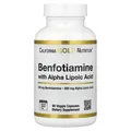 Бенфотіамін та альфа-ліпоєва кислота California Gold Nutrition Benfotiamine + Alpha Lipoic Acid, 90 вегетаріанських капсул