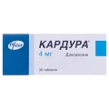 Кардура таблетки по 4 мг №30 (10х3)