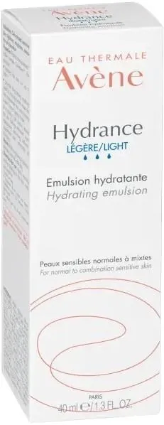 Емульсія для обличчя Avene Hydrance Light зволожуюча для нормальної і комбінованої шкіри, 40 мл