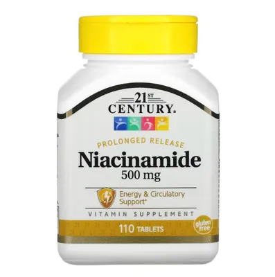 Ніацинамід 21st Century Niacinamide 500 мг, 110 таблеток