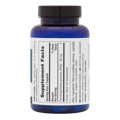 Пирролохинолинхинон PQQ Nature's Plus BrainCeutix PQQ 20 мг, 60 капсул