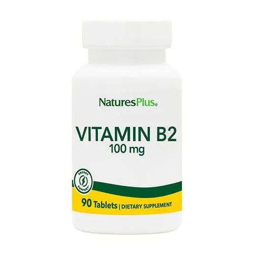 Рибофлавін Nature's Plus Vitamin B2 100 мг, 90 таблеток