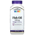 Рыбий жир 21st Century Fish Oil Omega 3 1200 мг, 90 желатиновых капсул
