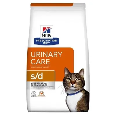 Корм сухий для котів Hill's Wet PD Feline s/d Urinary Care для розчинення струвітних уролітів та кристалів, 1,5 кг
