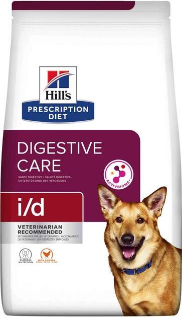 Корм сухой Hill's Prescription Diet i/d Digestive Care для собак с заболеваниями ЖКТ, панкреатитом, 1,5 кг