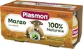 Пюре Plasmon Яловичина на м’ясній основі гомогенізоване, стерилізоване для харчування дітей від 6 місяців, 160 г (2 шт х 80 г)