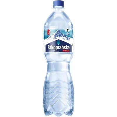 Вода мінеральна Zakopianska сильногазована, 1,5 л