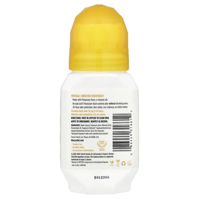 Дезодорант роликовый Crystal Chamomile & Green Tea натуральный без алюминия, 66 мл