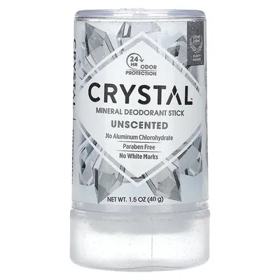 Дезодорант-стік Crystal Mineral Unscented без алюмінію, 40 г