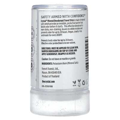 Дезодорант-стік Crystal Mineral Unscented без алюмінію, 40 г