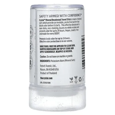 Дезодорант-стік Crystal Mineral Unscented без алюмінію, 40 г
