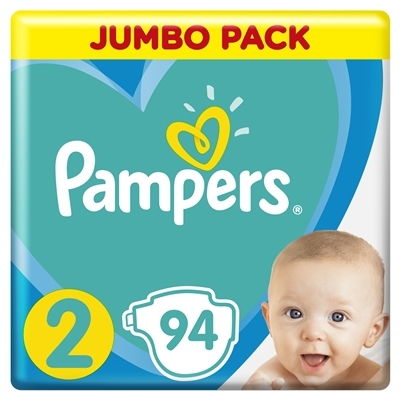 Подгузники детские Pampers Active Baby размер 2, 4-8 кг, 94 шт