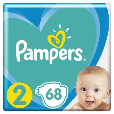 Підгузки дитячі Pampers Active Baby розмір 2, 4-8 кг, 68 шт