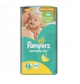 Подгузники детские Pampers Active Baby размер 2, 4-8 кг, 68 шт