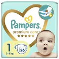 Підгузки дитячі Pampers Premium Care розмір 1, 2-5 кг, 26 шт