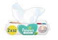 Серветки вологі Pampers Sensitive дитячі, 104 шт (2 x 52 шт)