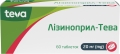 Лизиноприл-Тева таблетки по 20 мг №60 (10х6)